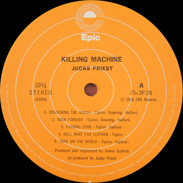 Judas Priest - Killing Machine (LP, Album)