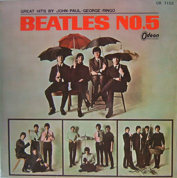 The Beatles - Beatles No. 5 (LP, Comp, Mono, Red)