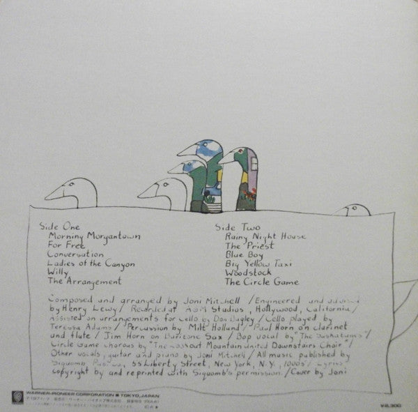 Joni Mitchell - Ladies Of The Canyon (LP, Album, RE, Gat)