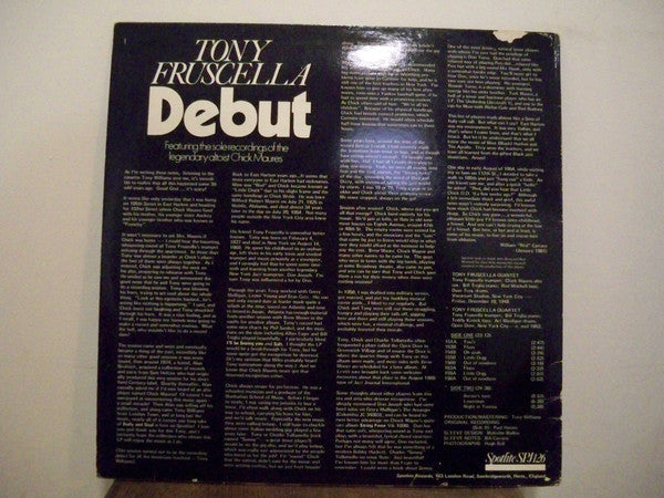 Tony Fruscella - Debut (LP, Mono)