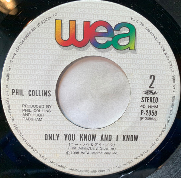 Phil Collins - Take Me Home (7"", Single)