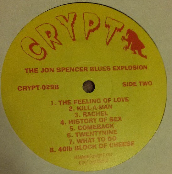 The Jon Spencer Blues Explosion - Crypt-Style! (LP, Album, RE)