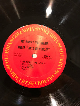 Miles Davis - My Funny Valentine - Miles Davis In Concert(LP, Album...