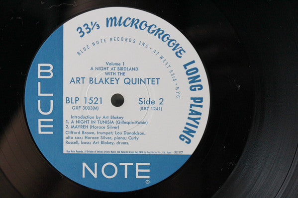 Art Blakey Quintet - A Night At Birdland Volume 1(LP, Album, Limite...