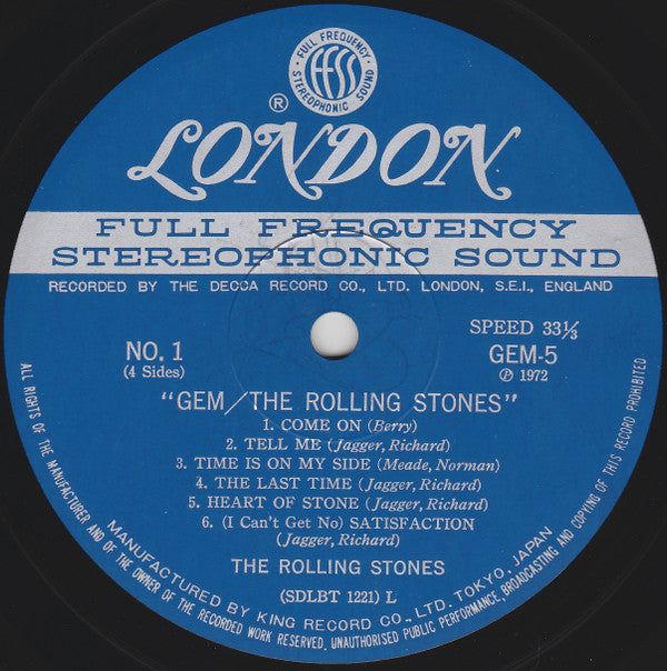 The Rolling Stones - Gem (2xLP, Comp)