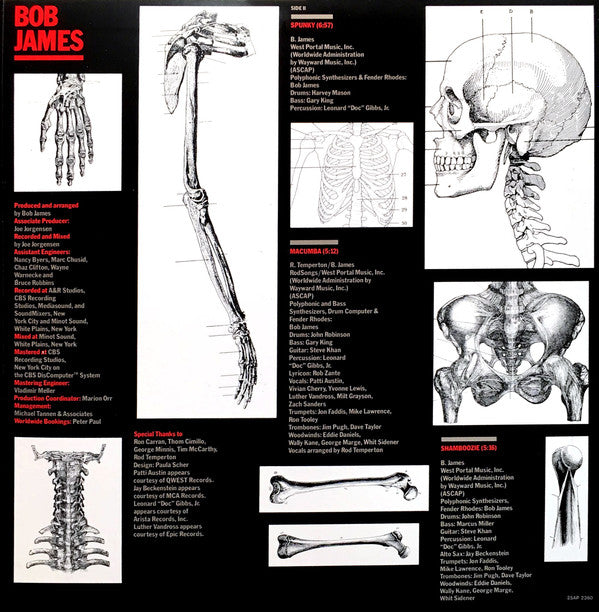 Bob James - Hands Down (LP, Album, Gat)