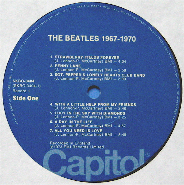 The Beatles - 1967-1970 (2xLP, Comp, RE, Los)