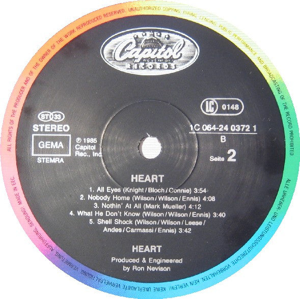 Heart - Heart (LP, Album)