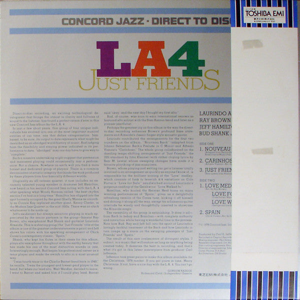 L.A. 4* - Just Friends (LP, Album)