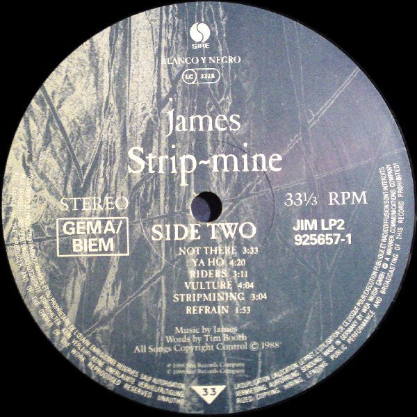 James - Strip-mine (LP, Album)