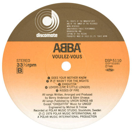 ABBA = アバ* - Voulez-Vous = ヴーレ・ヴー (LP, Album)