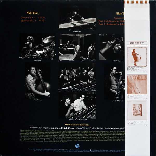 Chick Corea - Three Quartets (LP, Album)