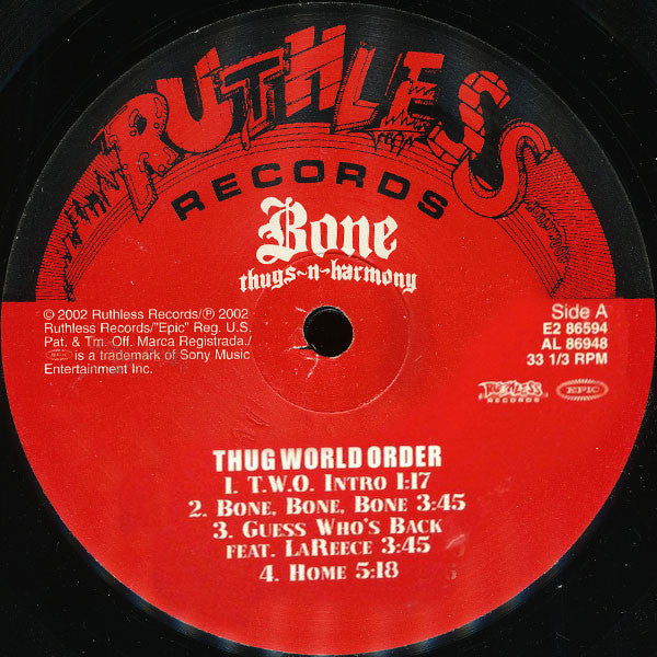 Bone Thugs-N-Harmony - Thug World Order (2xLP, Album)