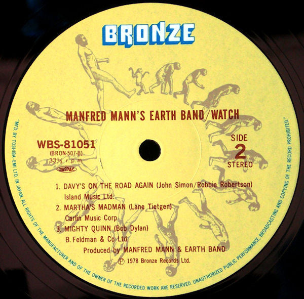 Manfred Mann's Earth Band - Watch (LP, Album)