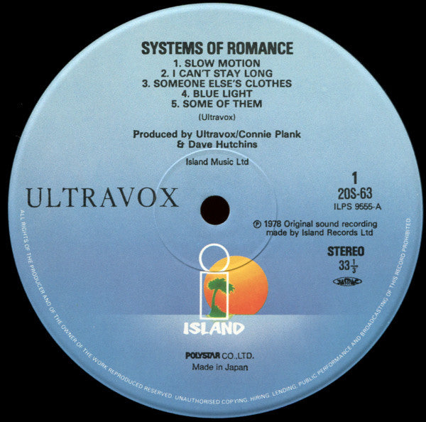 Ultravox - Systems Of Romance (LP, Album, RE)