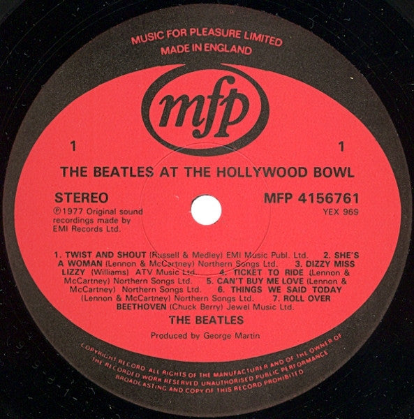 The Beatles - The Beatles At The Hollywood Bowl (LP, RE)