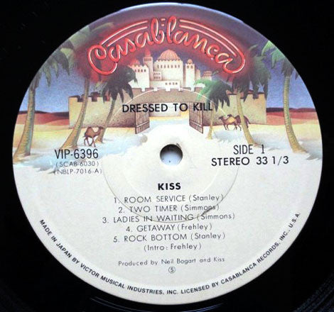 Kiss - Dressed To Kill (LP, Album, RE, Cas)