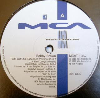 Bobby Brown - Rock Wit'Cha (12"")