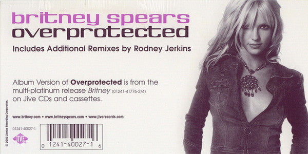 Britney Spears - Overprotected (12"")