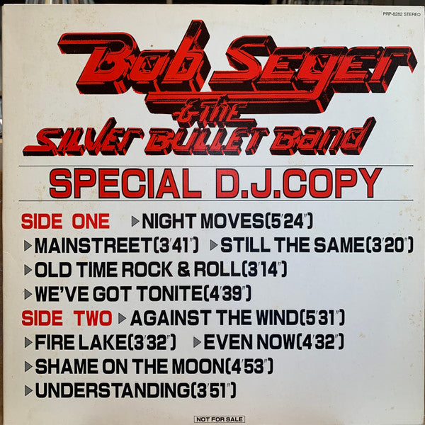 Bob Seger And The Silver Bullet Band - Bob Seger Special D.J. Copy(...
