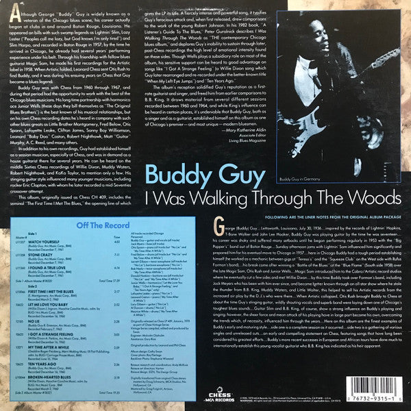 Buddy Guy - I Was Walking Through The Woods (LP, Comp, RE, Glo)