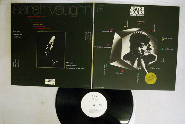 Sarah Vaughan - After Hours With Sarah Vaughan(LP, Album, Mono, Pro...