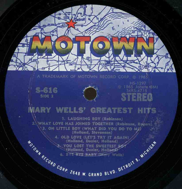 Mary Wells - Greatest Hits (LP, Comp)