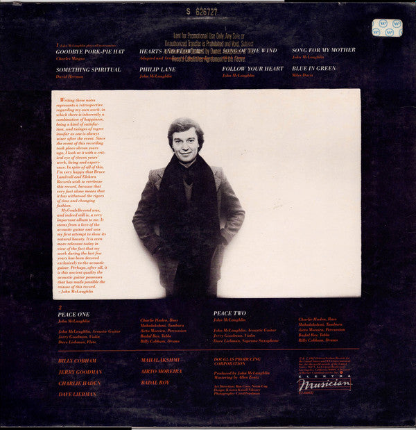 John McLaughlin - My Goal's Beyond (LP, Album, Promo, RE, SP )