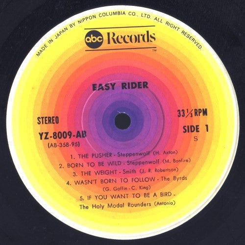 Various - Easy Rider (Music From The Soundtrack) (LP, Album)