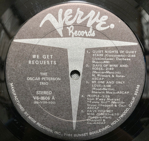 The Oscar Peterson Trio - We Get Requests (LP, Album, RE)