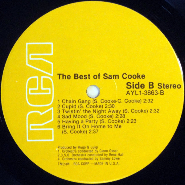 Sam Cooke - The Best Of Sam Cooke (LP, Comp, RE, Ind)