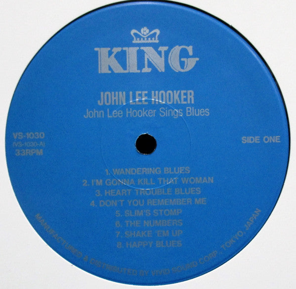 John Lee Hooker - Sings Blues (LP, RE)