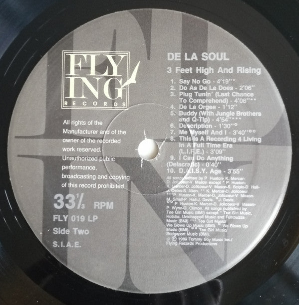 De La Soul - 3 Feet High And Rising (LP, Album)