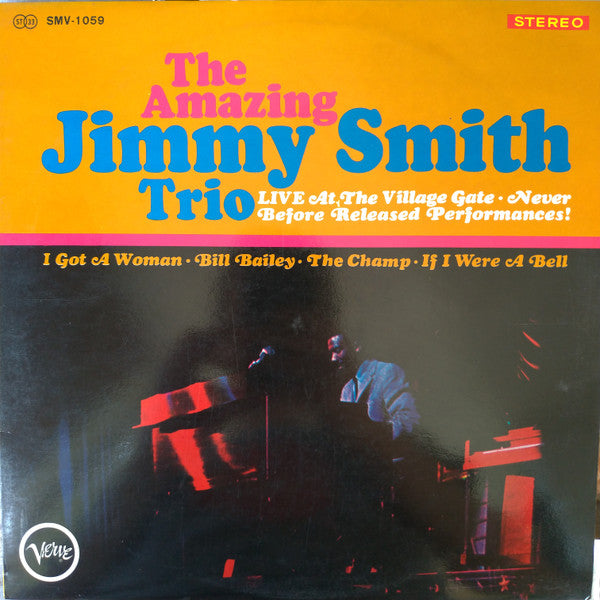 Jimmy Smith Trio - Live At The Village Gate (LP, Album, Promo)