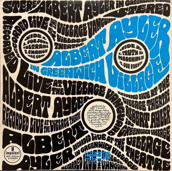 Albert Ayler - In Greenwich Village (LP, Album, Promo, RE, Gat)
