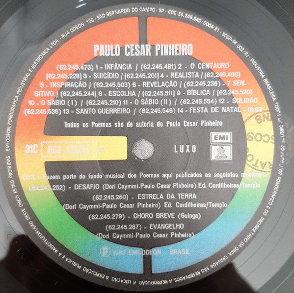 Paulo César Pinheiro - Poemas Escolhidos (LP, Album)