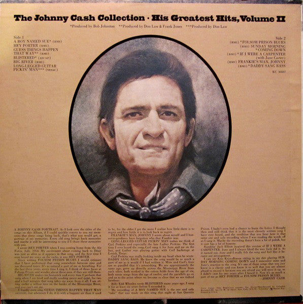 Johnny Cash - The Johnny Cash Collection • His Greatest Hits, Volum...