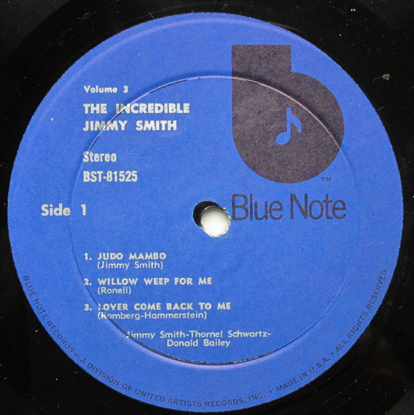 Jimmy Smith - At The Organ, Volume 3 (LP, Album, RE)