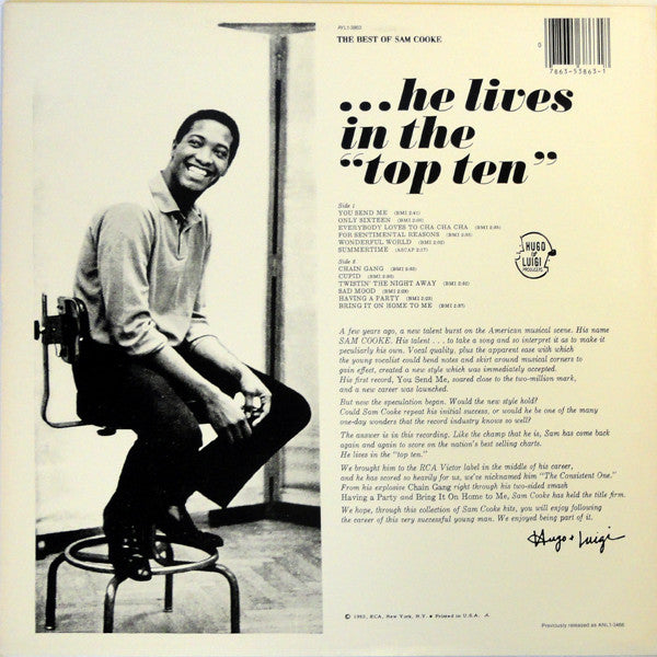 Sam Cooke - The Best Of Sam Cooke (LP, Comp, RE, Ind)