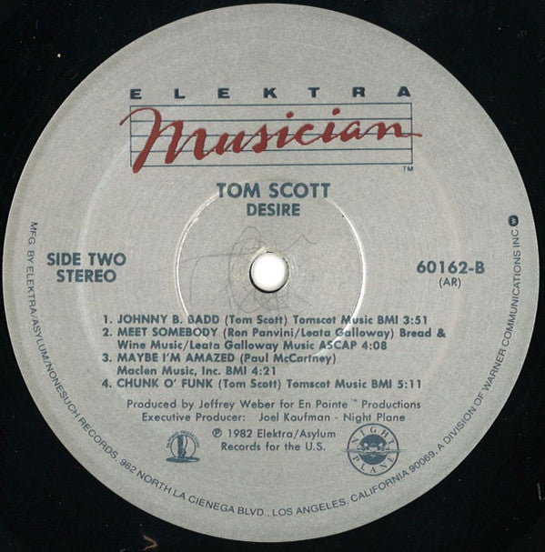 Tom Scott - Desire (LP, Album)