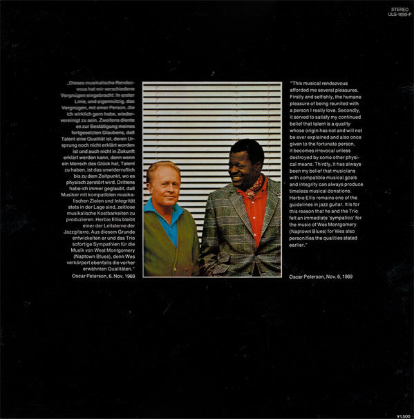 The Oscar Peterson Trio - Hello Herbie(LP, Album, Ltd, RE)