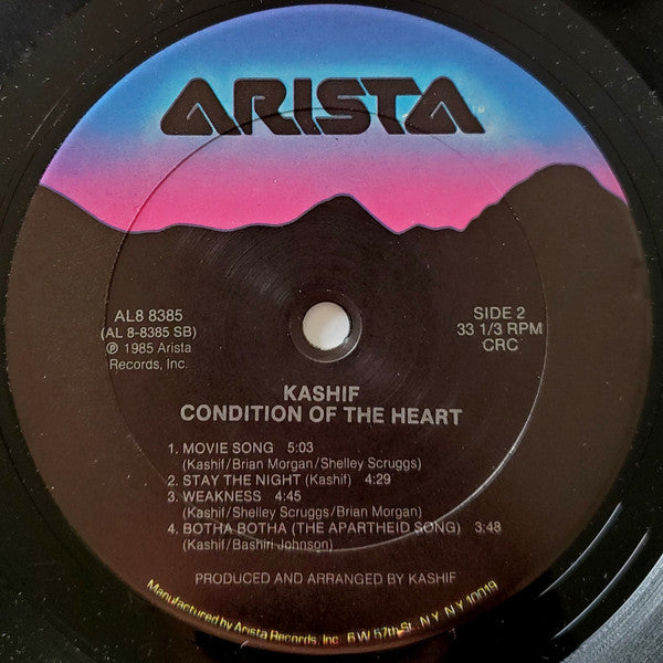 Kashif - Condition Of The Heart (LP, Album, Club)