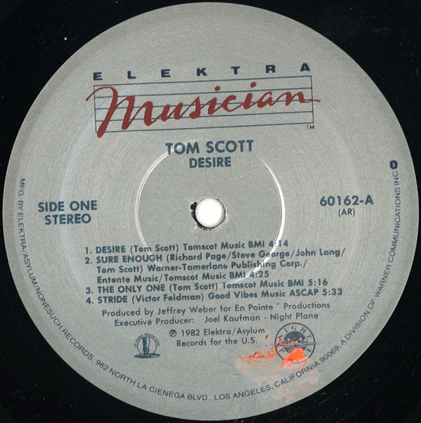 Tom Scott - Desire (LP, Album)