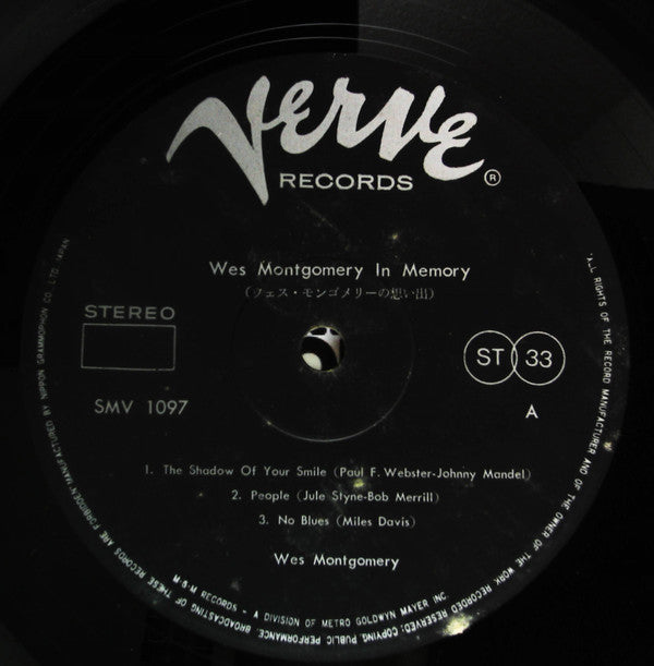 Wes Montgomery - In Memory (LP, Comp)