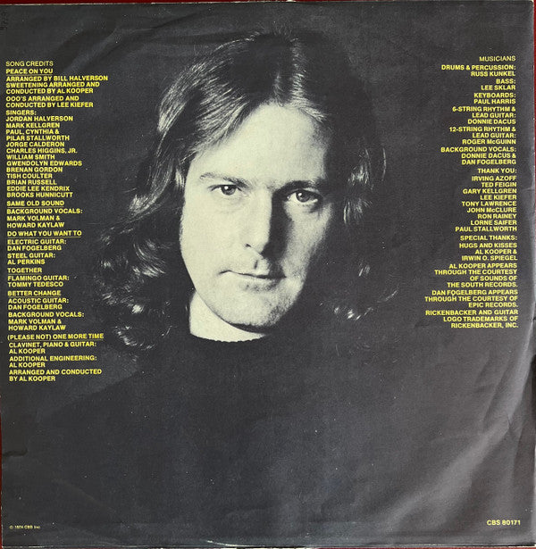 Roger McGuinn - Peace On You (LP, Album)
