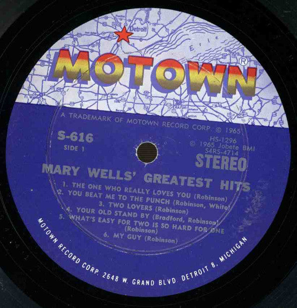 Mary Wells - Greatest Hits (LP, Comp)