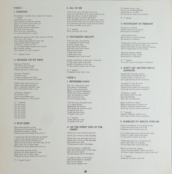 Willie Nelson - Stardust (LP, Album, RP)