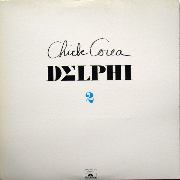 Chick Corea - Delphi 2 Solo Piano Improvisations (LP, Album)