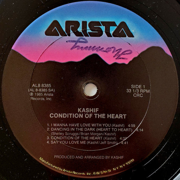 Kashif - Condition Of The Heart (LP, Album, Club)