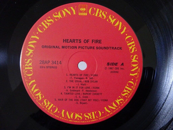 Various - Hearts Of Fire (LP, Album)